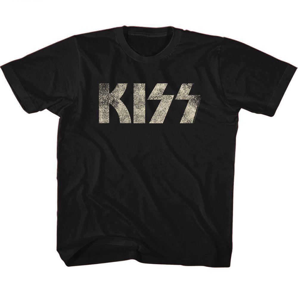 Kiss Logo Black T Shirt